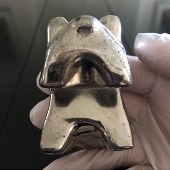 Vintage Metal Scottie Dog S & P Shakers, each 2 3/4” H x 1 1/2” W x 3” D - Picture 12 of 15